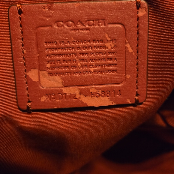 Coach Red Nylon Backpack - Picture 8 of 8